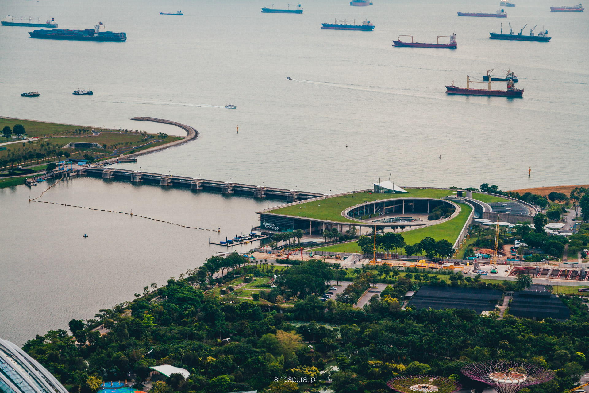 マリーナ・バラージ Marina Barrage 画像8