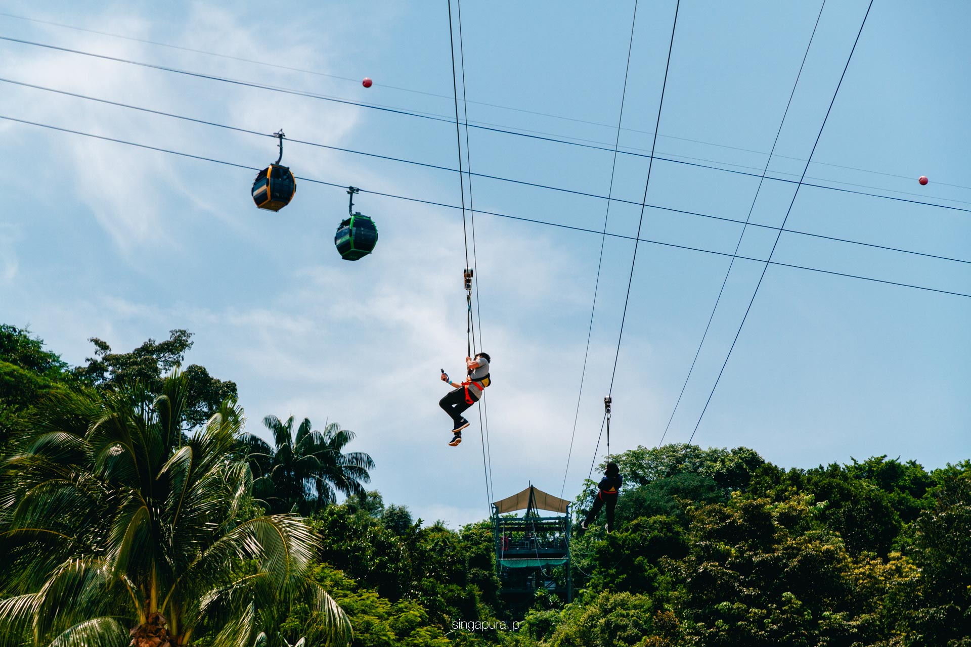 メガ・アドベンチャーパーク セントーサ島でジップライン体験 Mega Adventure Sentosa 画像1