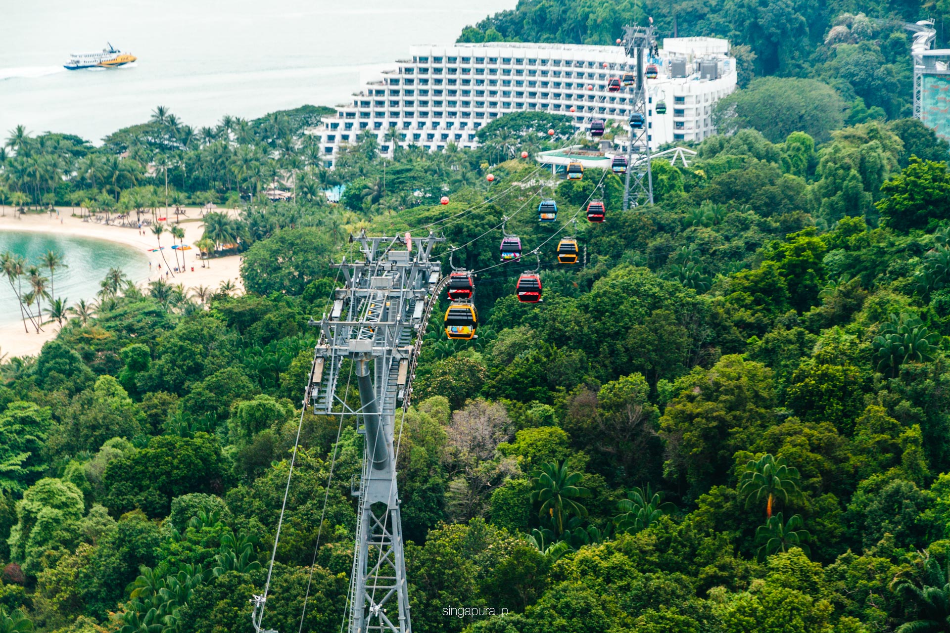 セントーサ島ケーブルカー Sentosa Cable Car 画像5
