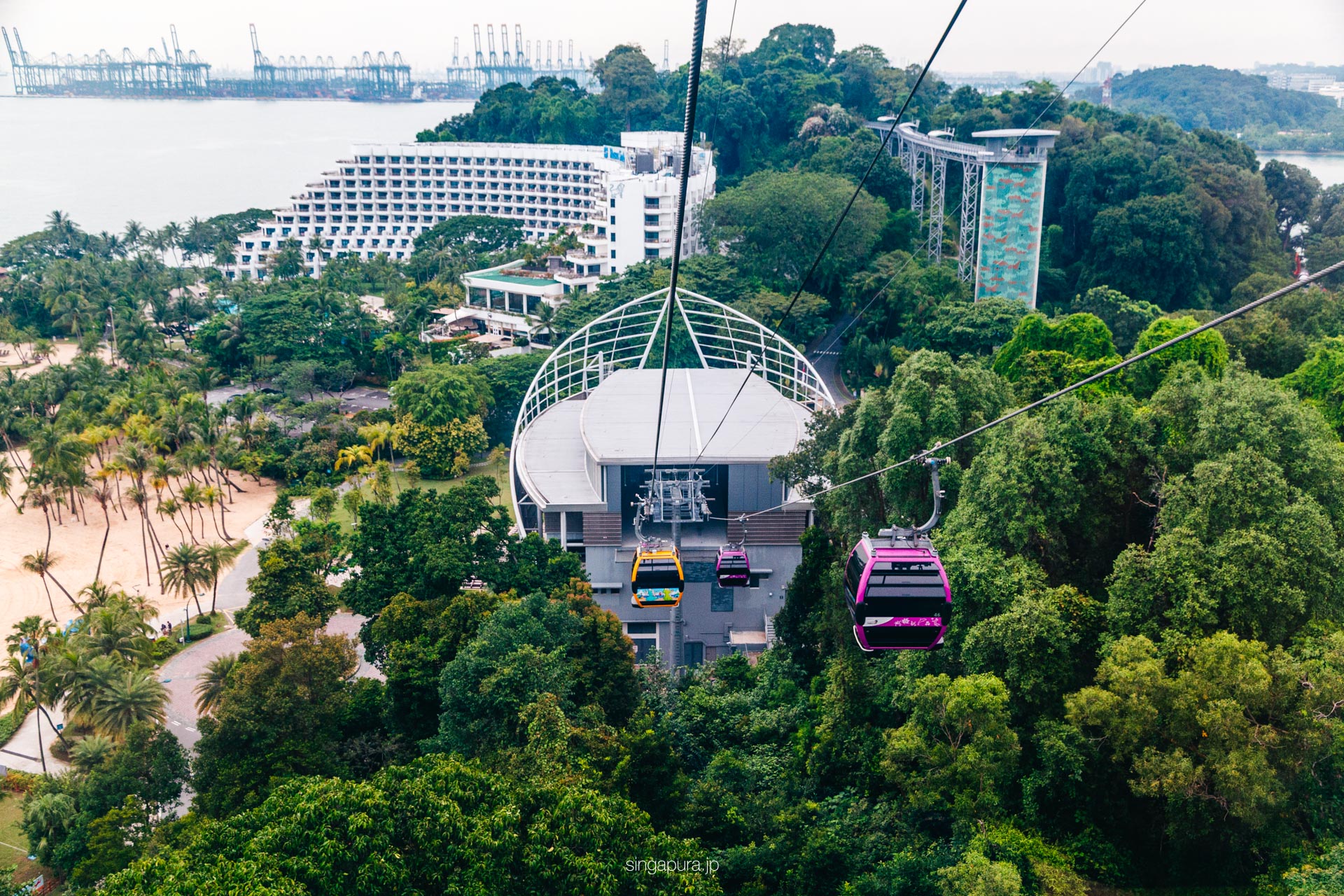 セントーサ島ケーブルカー Sentosa Cable Car 画像7