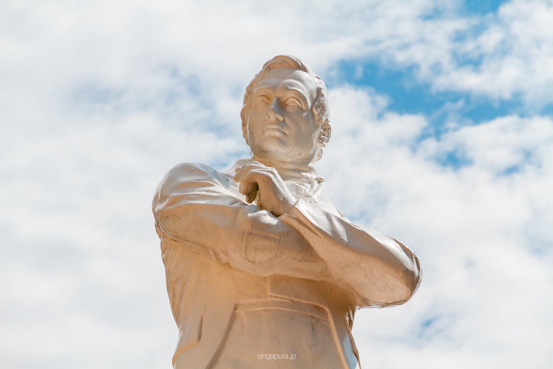 ラッフルズ卿上陸地点 Statue of Sir Stamford Raffles 画像3