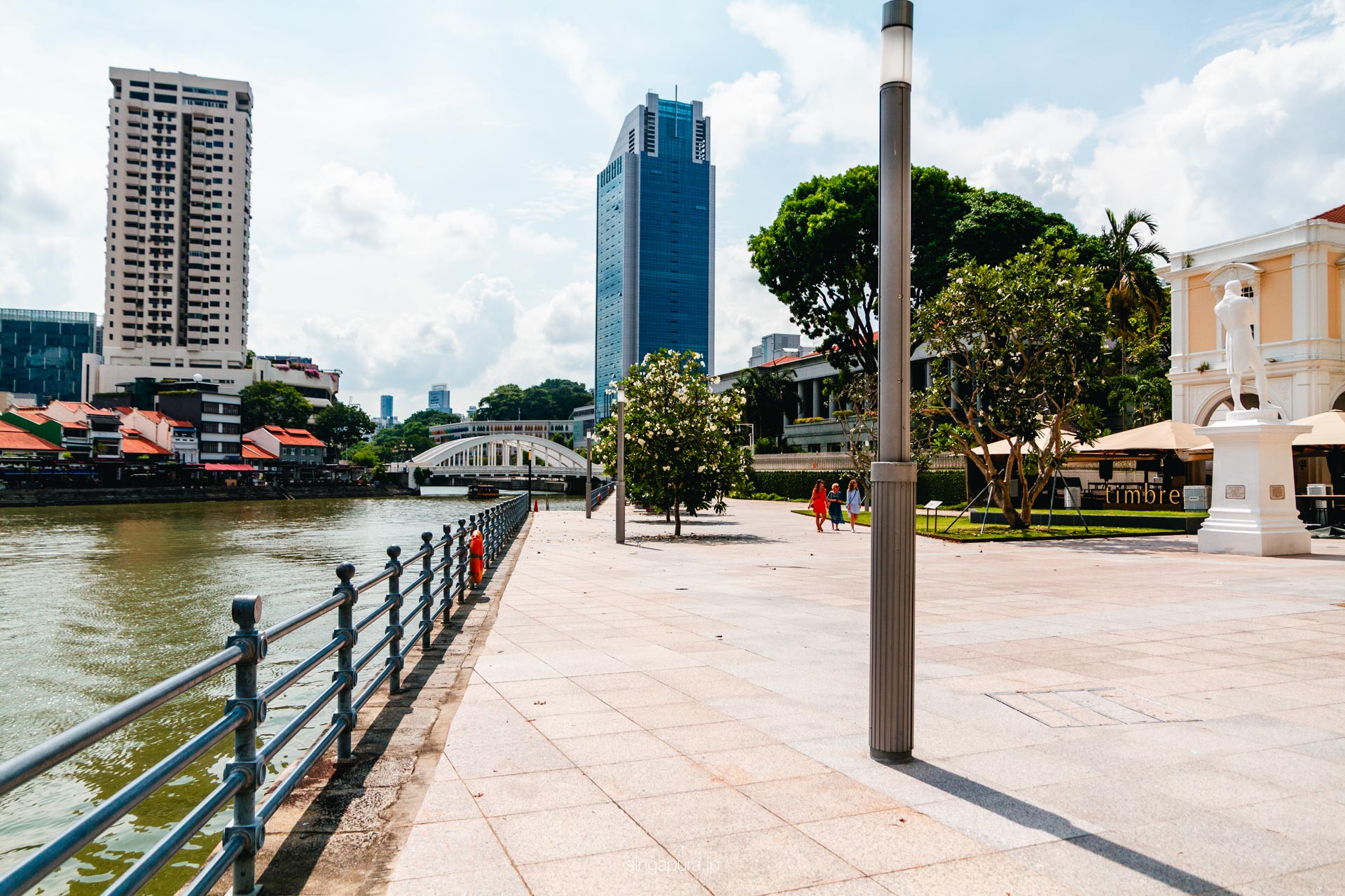 ラッフルズ卿上陸地点 Statue of Sir Stamford Raffles 画像4